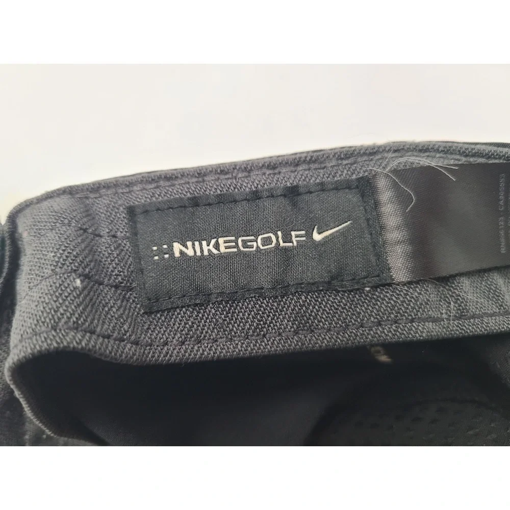 Nike Golf Adjustable Hat Cap Polyester Tennis‎ Pickeball Casual Men Women Black